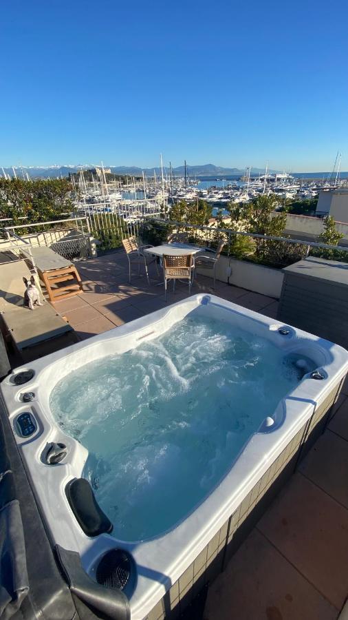 Penthouse Vue Mer Et Jacuzzi Prive Antibes Exterior foto