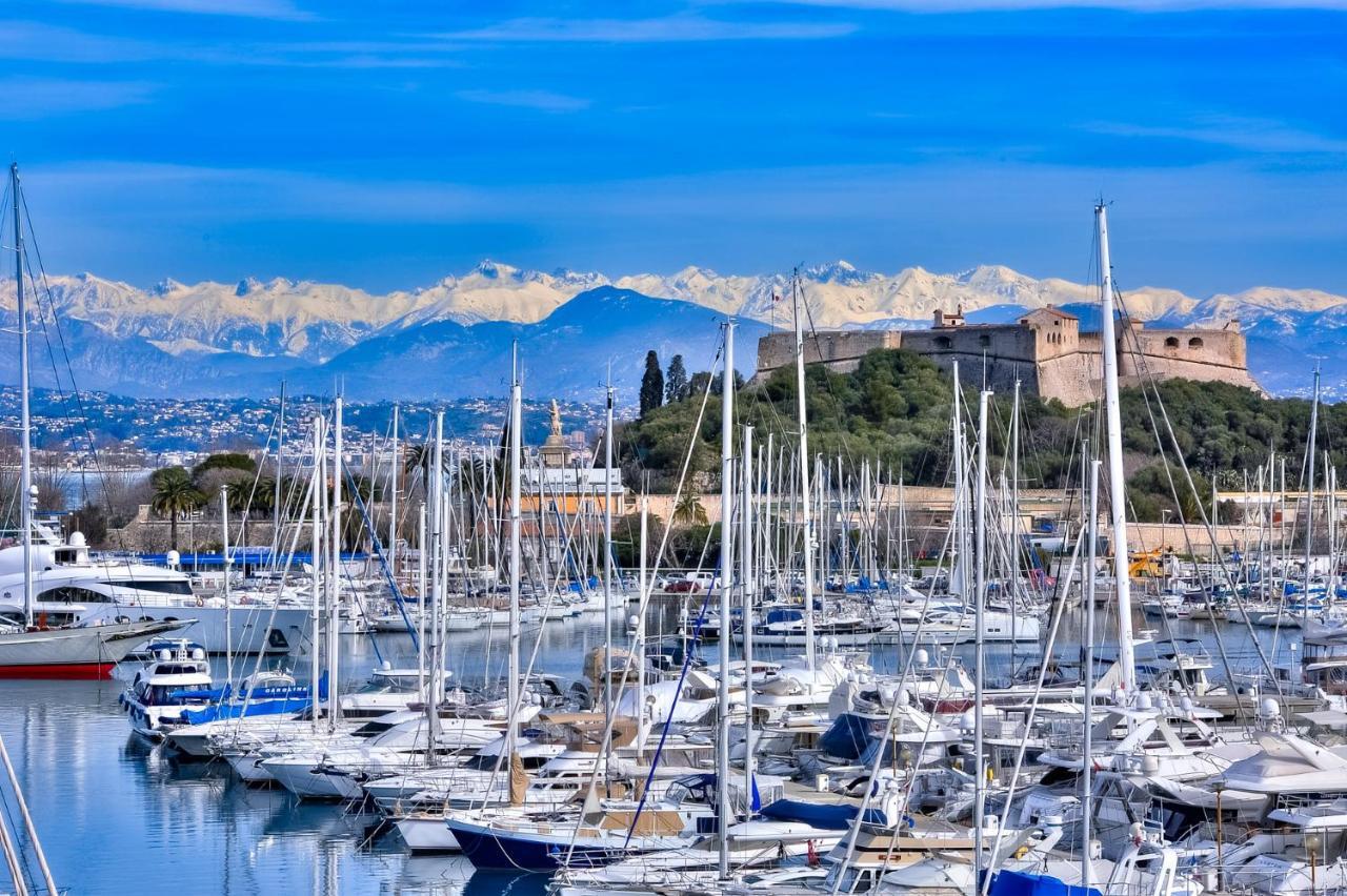 Penthouse Vue Mer Et Jacuzzi Prive Antibes Exterior foto